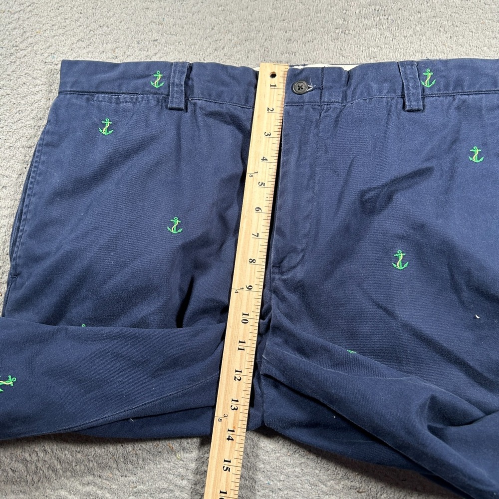 Polo‎ Ralph Lauren Pants Mens 38x28 Blue Chino Straight Fit Embroidered Anchors - Picture 7 of 9